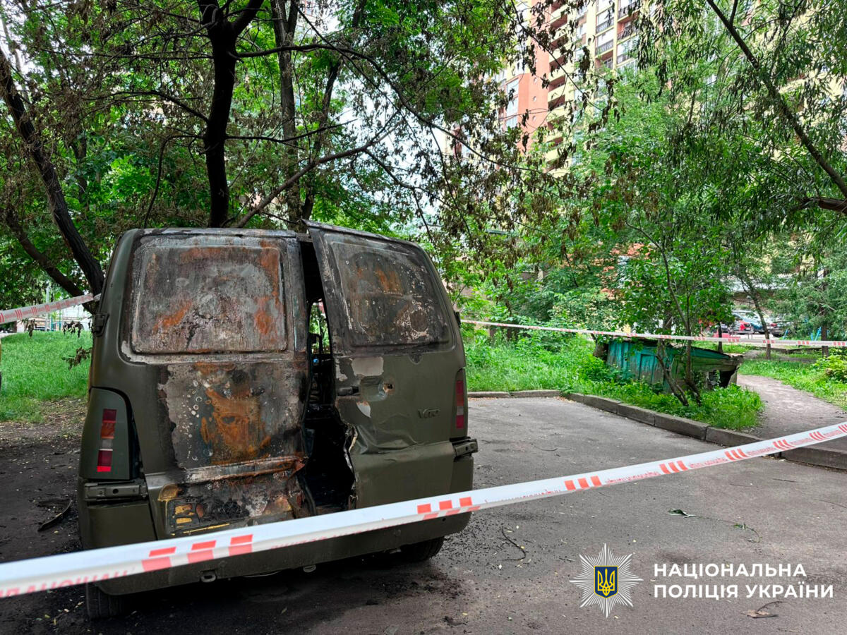 Чоловіка, який підпалив автівку військового, затримали у Києві