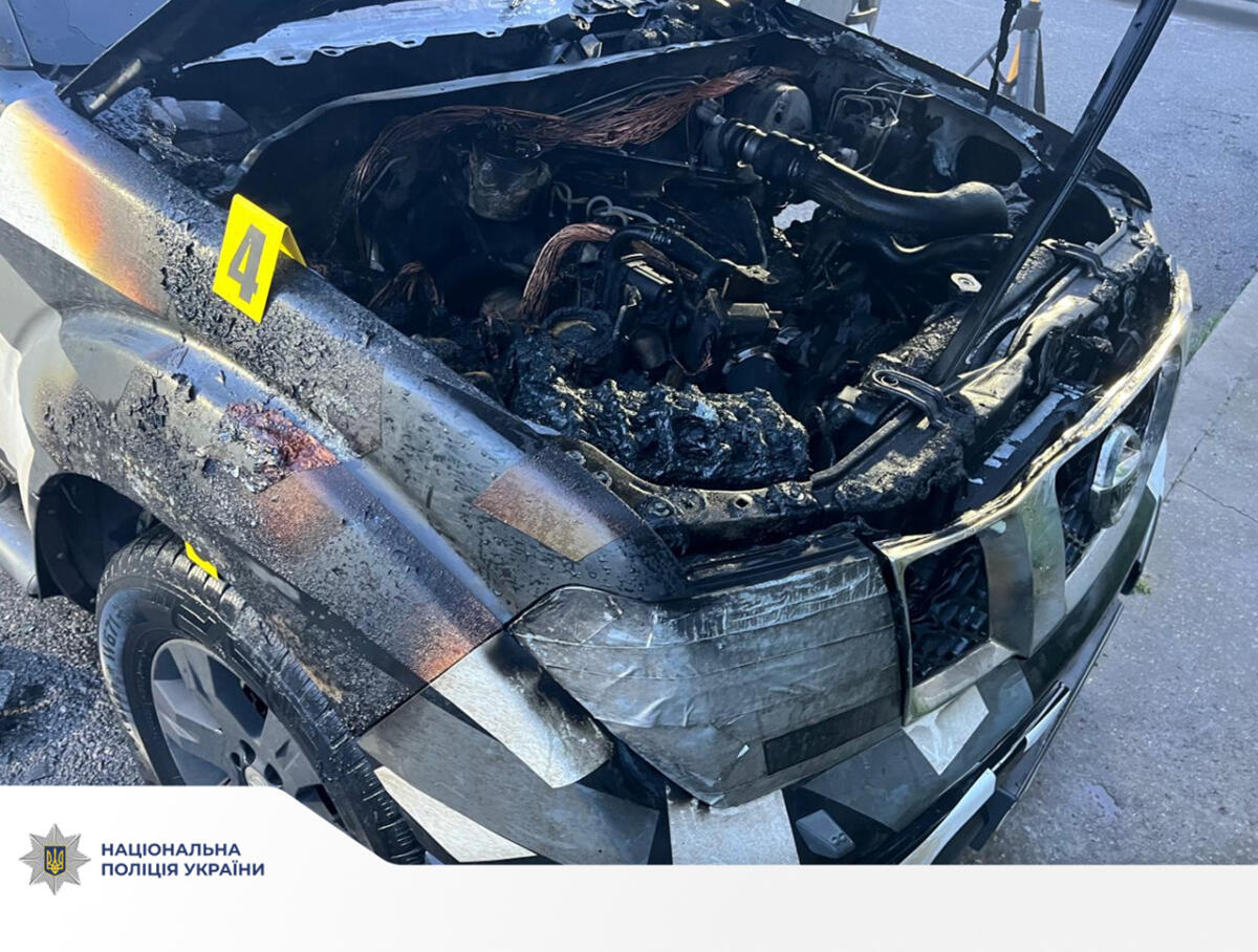 Палія автомобілів ЗСУ затримали у Запоріжжі