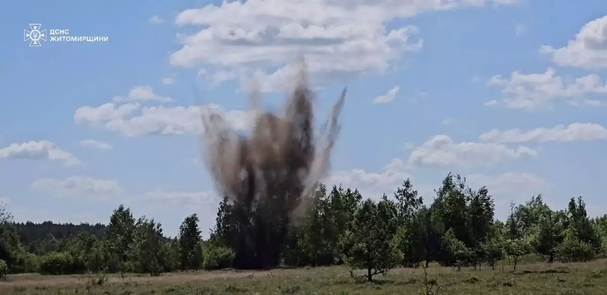 На Житомирщині виявили та знищили боєприпаси часів минулих воєн