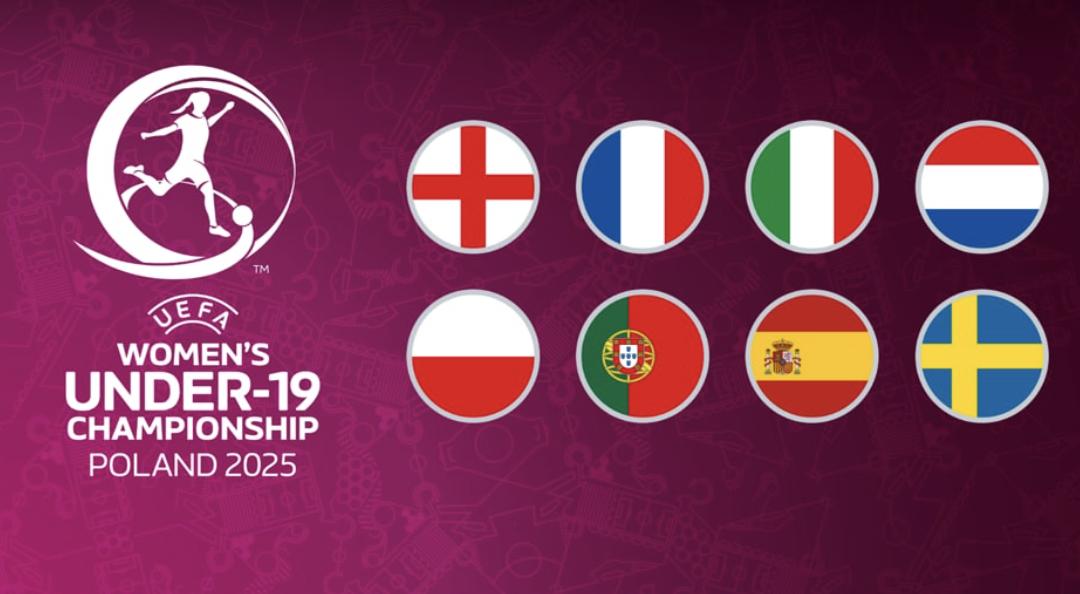 Розклад матчів чемпіонату Європи-2025 з футболу серед дівчат до 19 років
