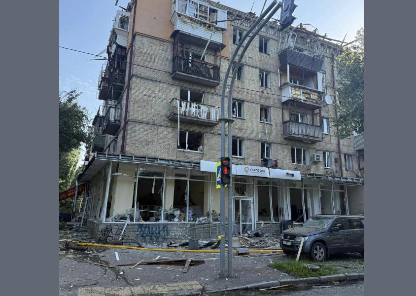 Під час обстрілу Києва знищено декілька відділень Укрпошти
