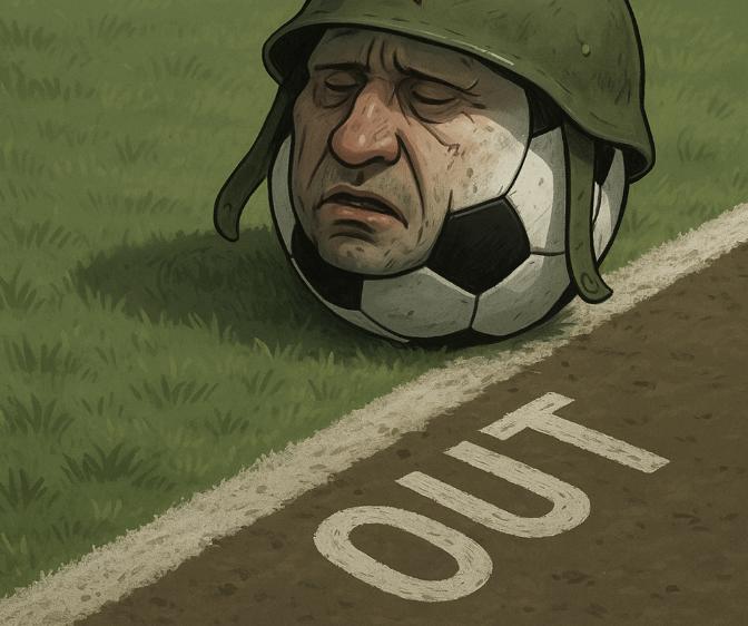 Українські військові відправили російського окупанта-футболіста Олександра Захарова в аут