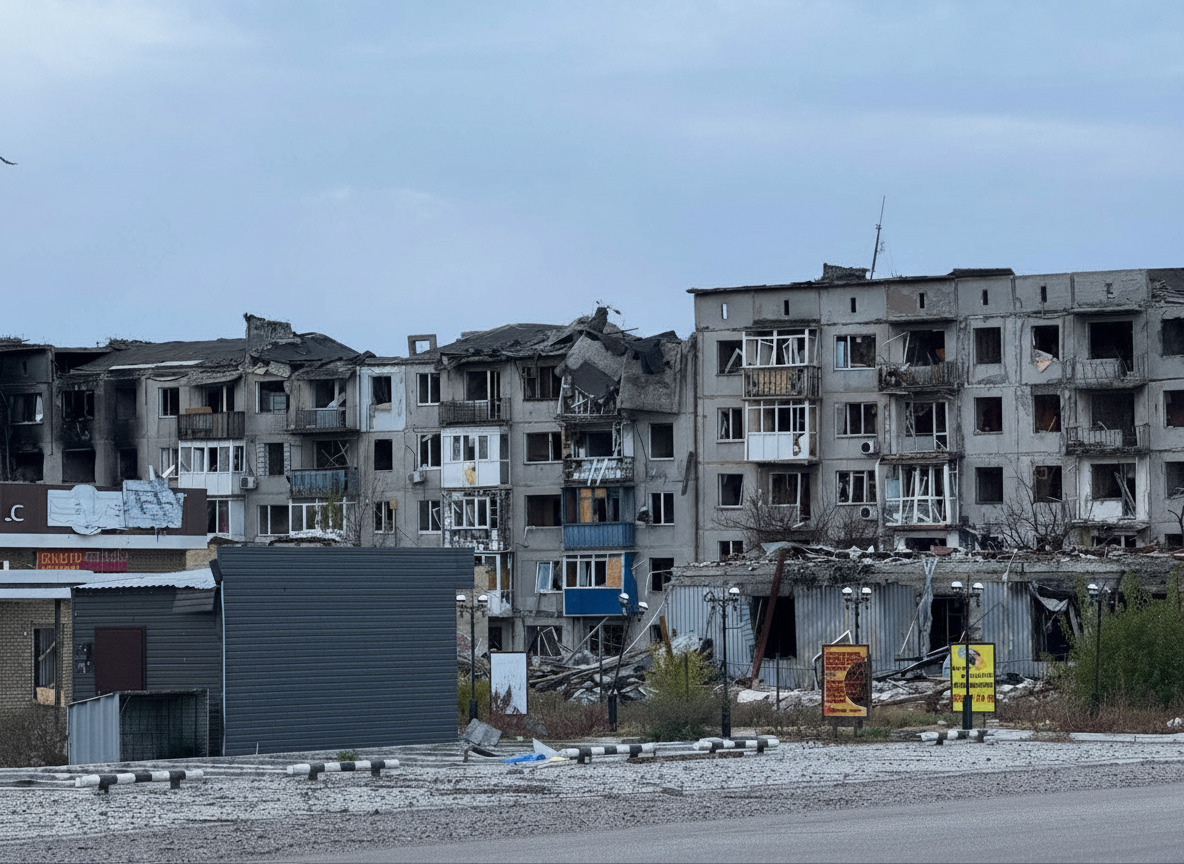 Добропілля на Донеччині: у мережі опублікували нові фото наслідків бойових дій