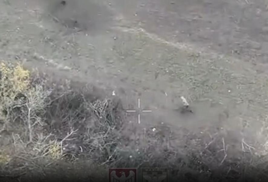 У мережі показали, чим для окупантів завершилася спроба втечі від українського дрона «Баба Яга» (відео)