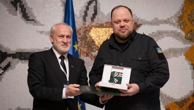 Спікер українського парламенту отримав вищу державну нагороду Республіки Ічкерія