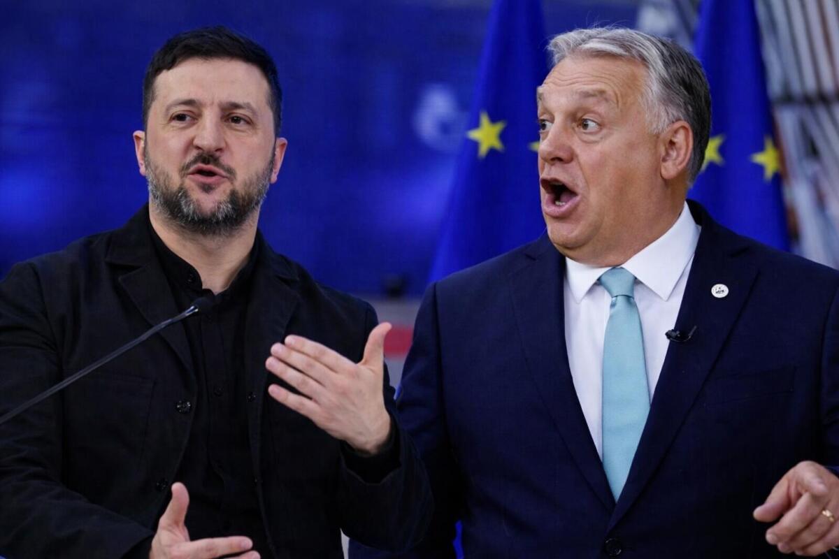 У Давосі президент України Зеленський потролив прем’єра Угорщини Орбана