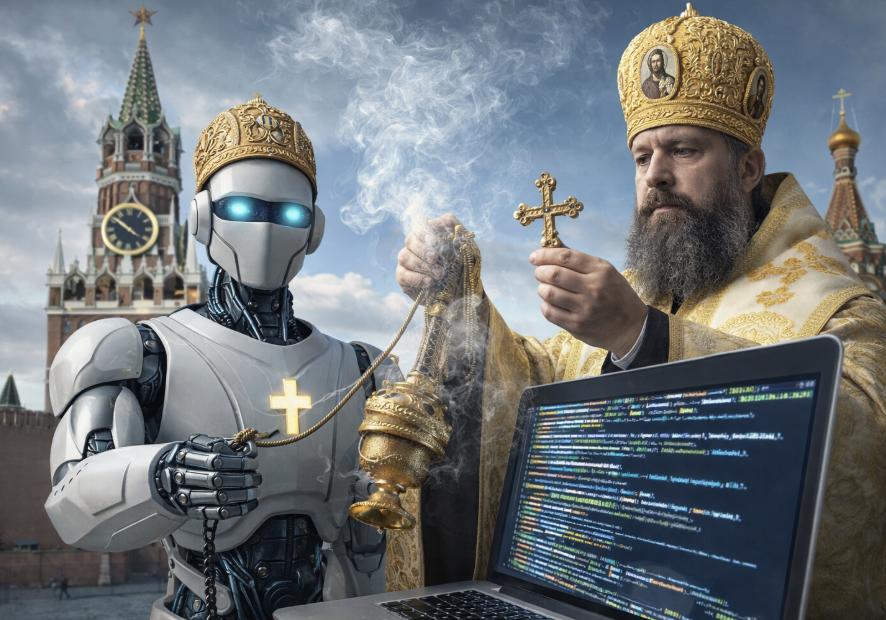 Кремль + кадило + код: у Росії ініціюють свій формат ШІ