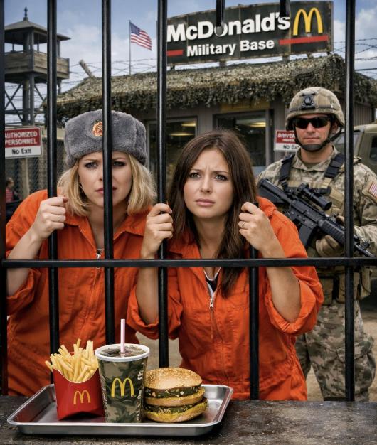 McDonald’s суворого режиму: росіянок затримали на військовій базі США