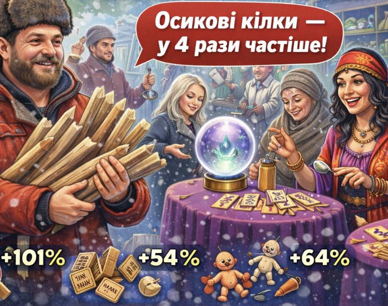 Попит на магічні предмети у Росії зріс на 50%: лідирують осикові кілки