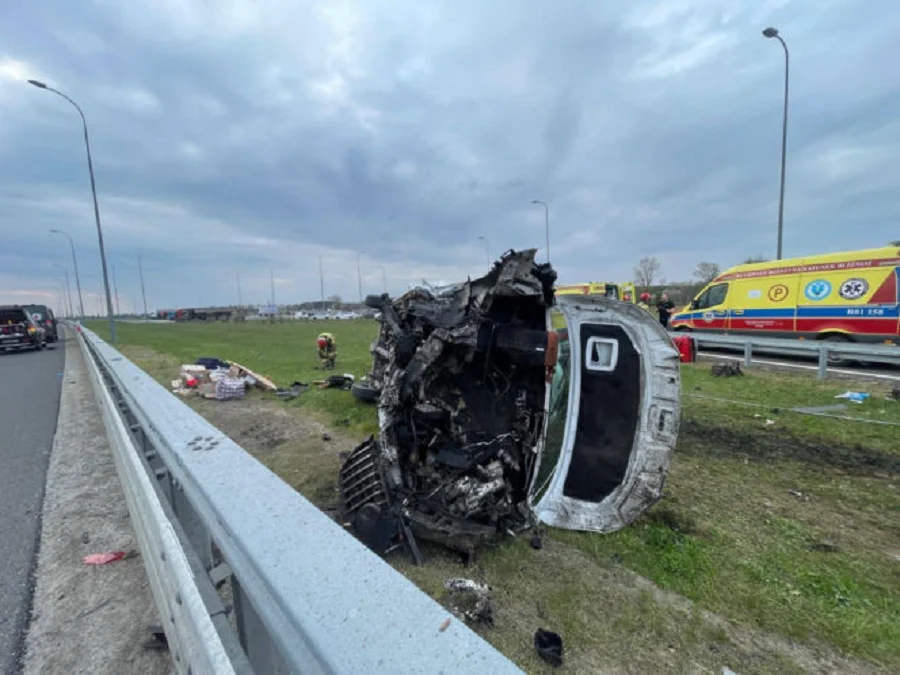 У Польщі перекинувся мікроавтобус з українцями