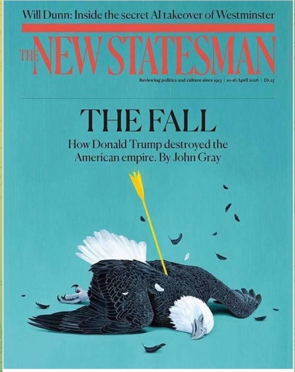 The New Statesman: Джон Ґрей оголосив про “падіння американської імперії” через війну Трампа з Іраном