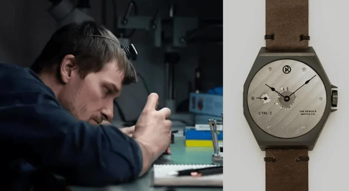У Фінляндії майстер створив колекцію годинників із танка РФ і передав частину прибутку Україні
