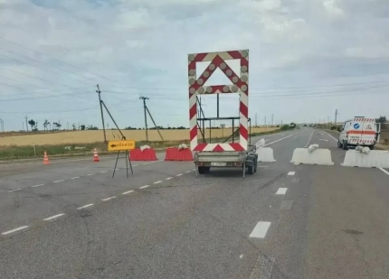 Окупанти змушені були закрити ще одну ділянку на трасі до Криму на захопленій частині Запорізької області