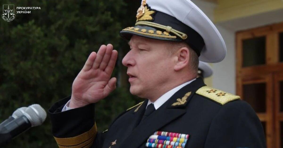 «Нагороду» від суду отримав колишній віцеадмірал ВМС України Сергій Єлісєєв: деталі від Офісу Генерального прокурора