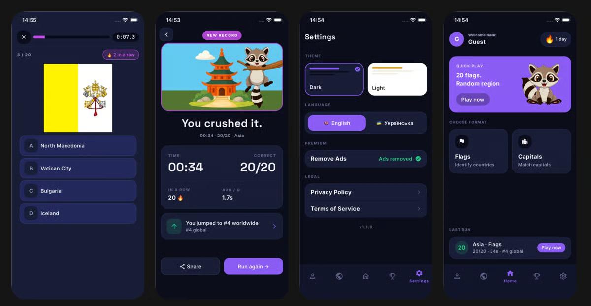 Розробник з України створив аналог Duolingo для любителів географії