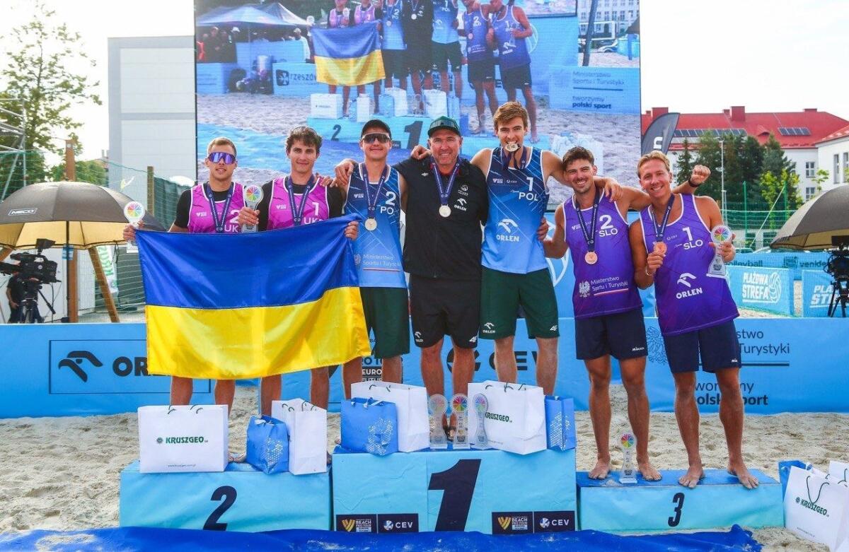 Український дует виборов срібні медалі Beach Pro Tour Futures у Польщі