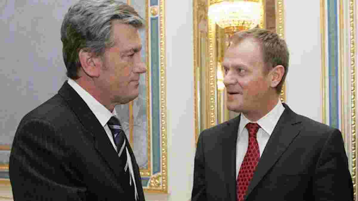 Віктор Ющенко запропонував полякам спільно працювати над минулим – прем’єр Туск