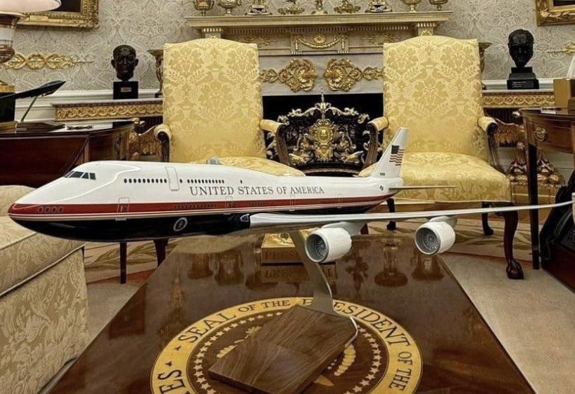 Трамп уперше здійснив політ на подарованому Катаром літаку вартістю близько $400 млн 